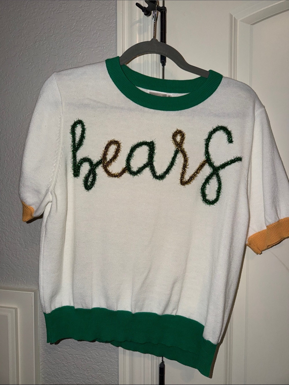 Queen of Sparkles Baylor Short Sleeve Sweater Size S Never Worn